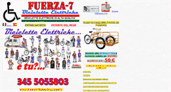 Desktop Screenshot of fuerza-7.it